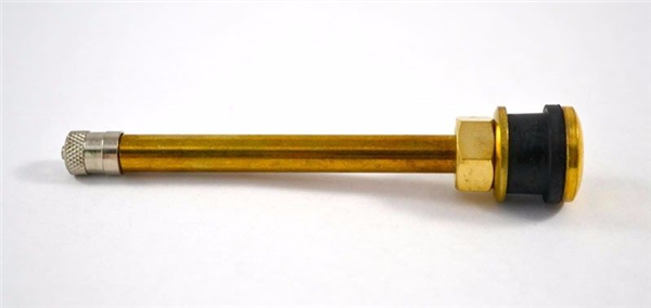 TR572 4" LONG METAL VALVE STEM .625 RIM HOLE